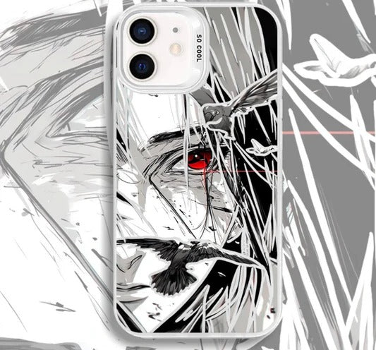 Itachi Black and White Anime Phone Case