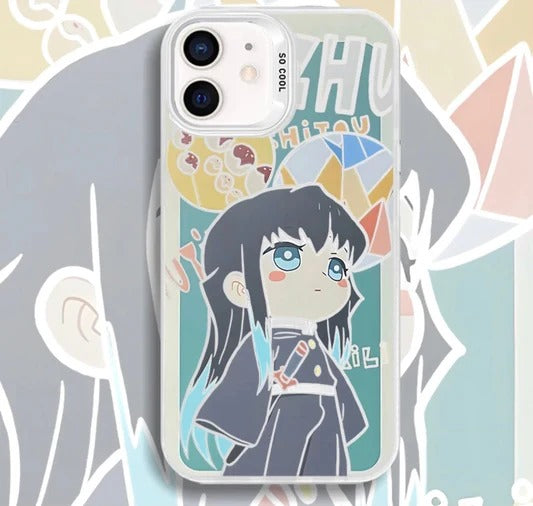 Chibi Muichiro Demon Slayer Anime Phone Case