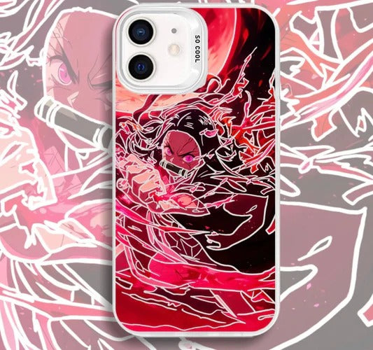 Blood Demon Art Nezuko Demon Slayer Anime Phone Case