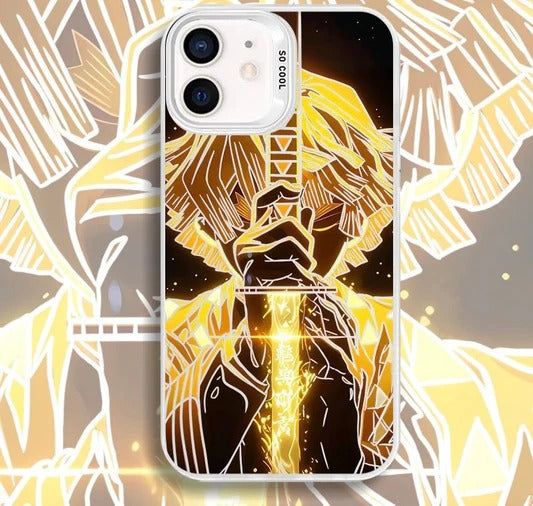 Shining Sword Zenitsu Demon Slayer Anime Phone Case