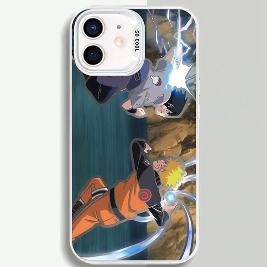 Naruto vs Sasuke Anime Phone Case