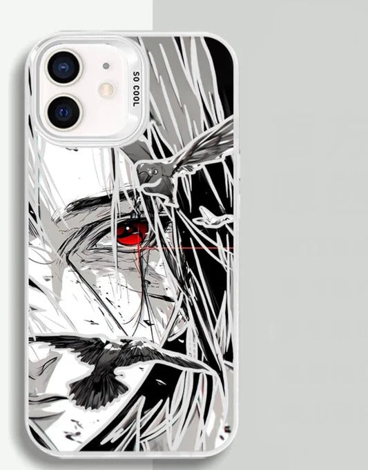 Itachi Black and White Anime Phone Case