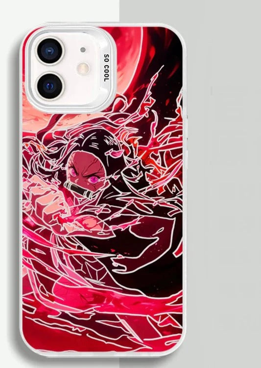 Blood Demon Art Nezuko Demon Slayer Anime Phone Case